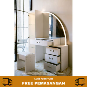 kaesfurniture sekarias meja rias lampu meja rias lengkung meja rias artis