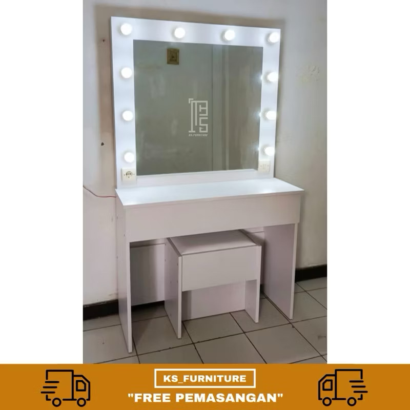 meja rias super minimalist 100cm make up meja rias super minimalist 100cm make up