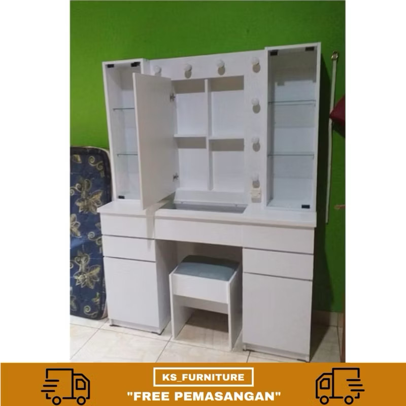 meja rias lampu model terbaru cermin buka tutup meja rias lampu model terbaru cermin buka tutup