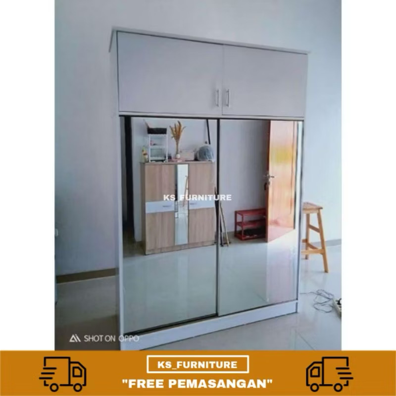 lrmari sliding minimalist ukuran 150x50x220cm lrmari sliding minimalist ukuran 150x50x220cm