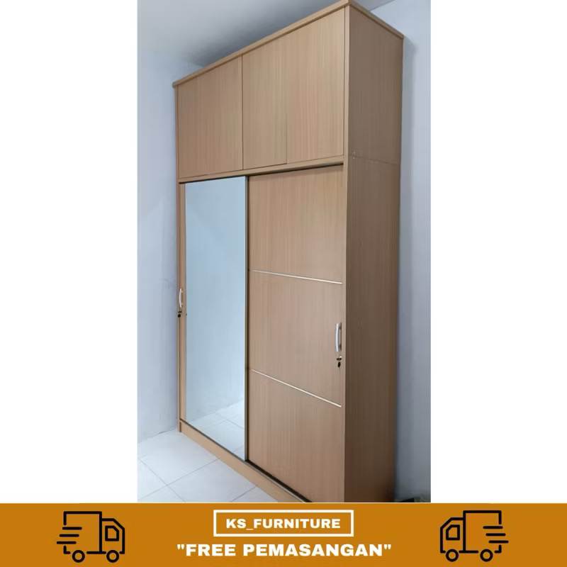 lemari sliding door super minimalist (free pemasangan) lemari sliding door super minimalist (free pemasangan)