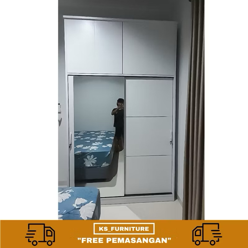 lemari sliding door super minimalist (free pemasangan) lemari sliding door super minimalist (free pemasangan)