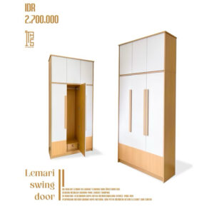 lemari baju minimalist serbaguna harga terjangkau