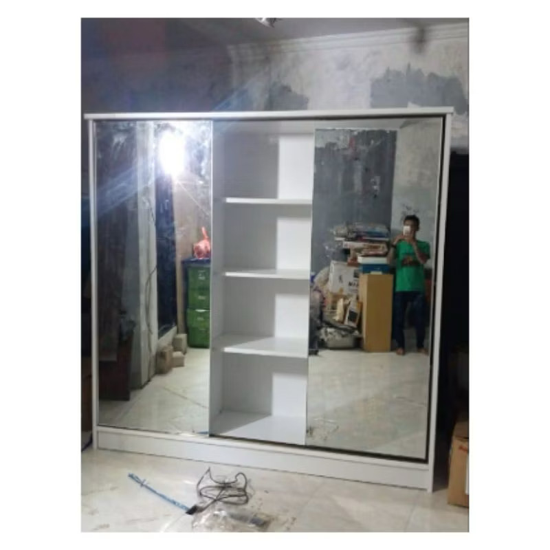 lemari sliding/lemari pakaian/lemari baju murah lemari sliding/lemari pakaian/lemari baju murah