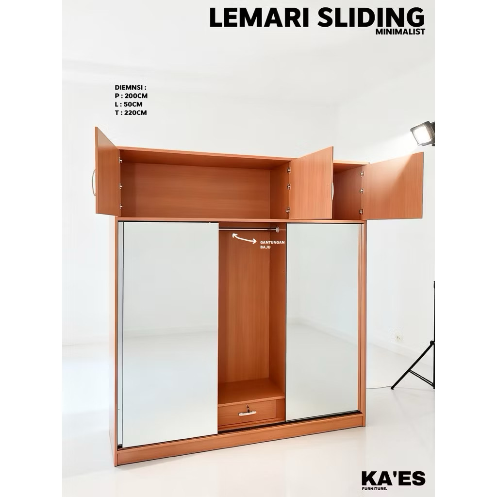 lemari sliding 3 pintu ada kabinet atas minimalist harga murah lemari sliding 3 pintu ada kabinet atas minimalist harga murah