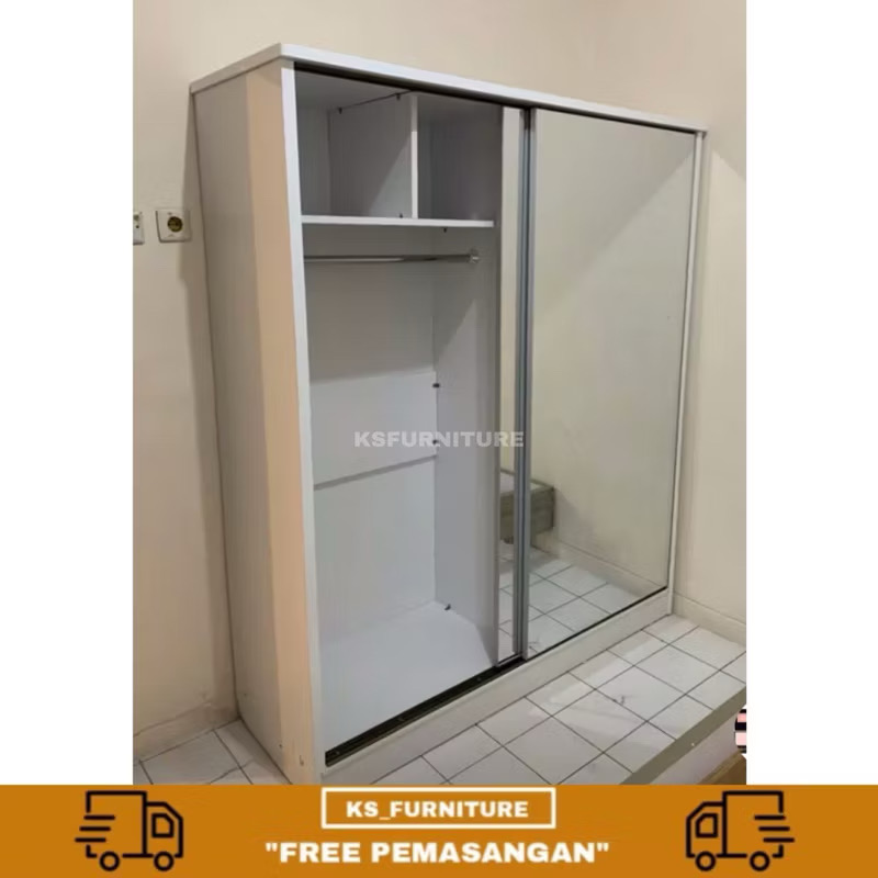 lemari sliding murah full cermin lemari sliding murah full cermin