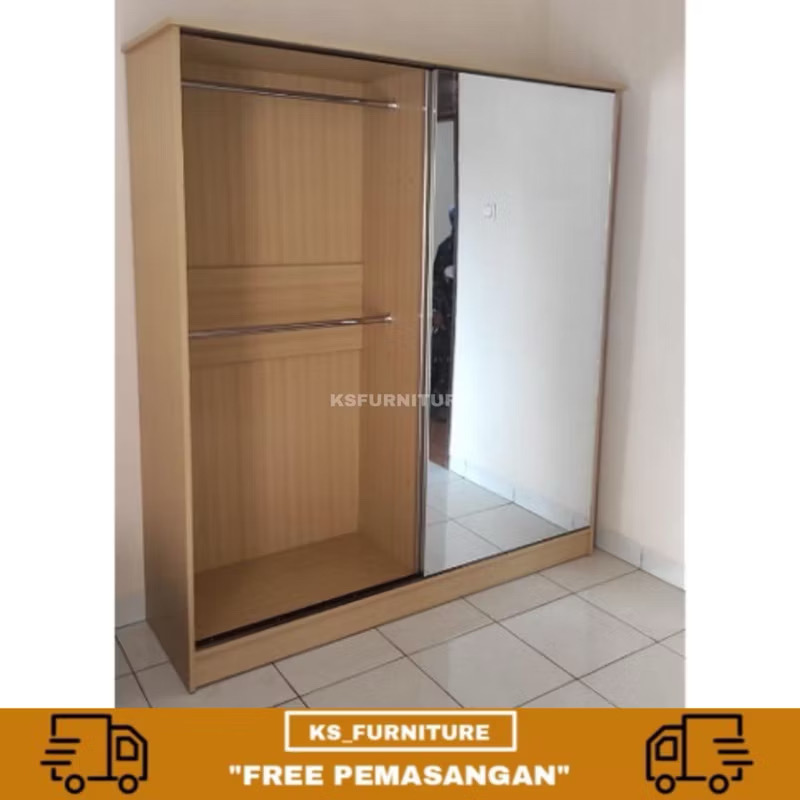 lemari sliding murah full cermin lemari sliding murah full cermin