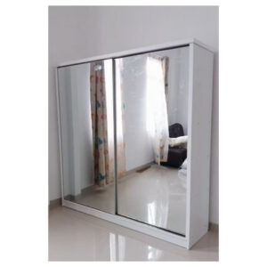lemari sliding full cermin minimalis harga terjangkau (bisa cod)