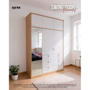 lemari pakaian model terbaru extra laci