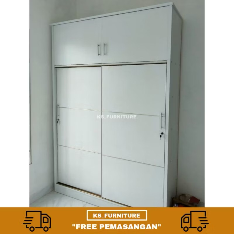 lemari sliding super minimalist (free perakitan) lemari sliding super minimalist (free perakitan)
