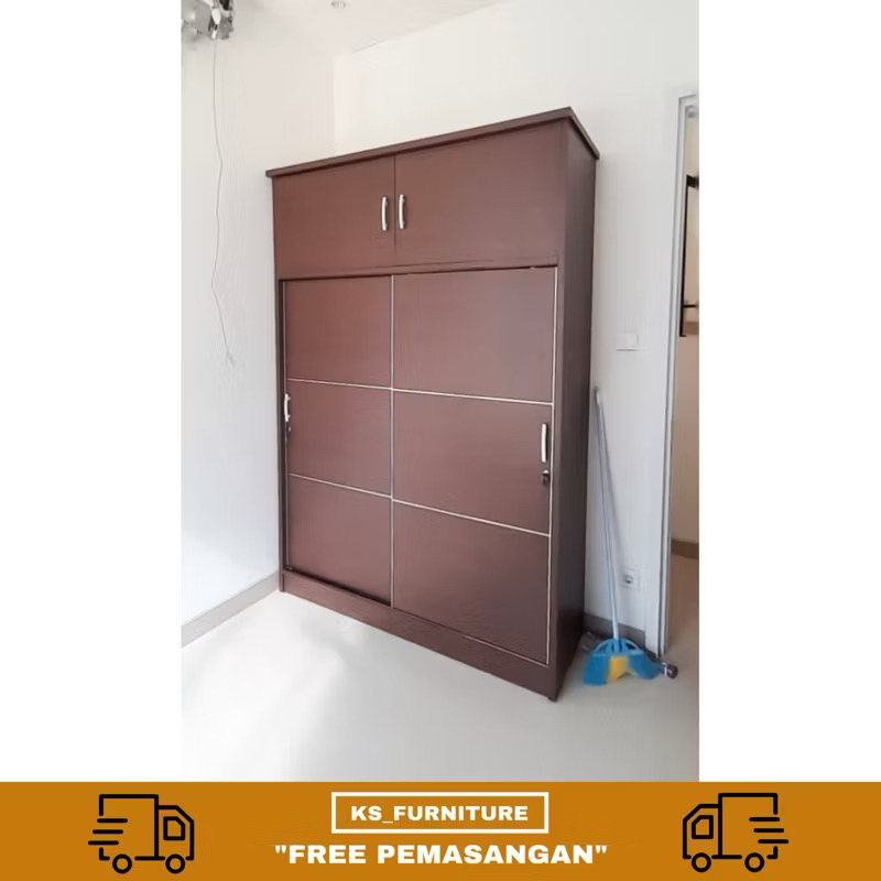 lemari sliding super minimalist (free perakitan) lemari sliding super minimalist (free perakitan)