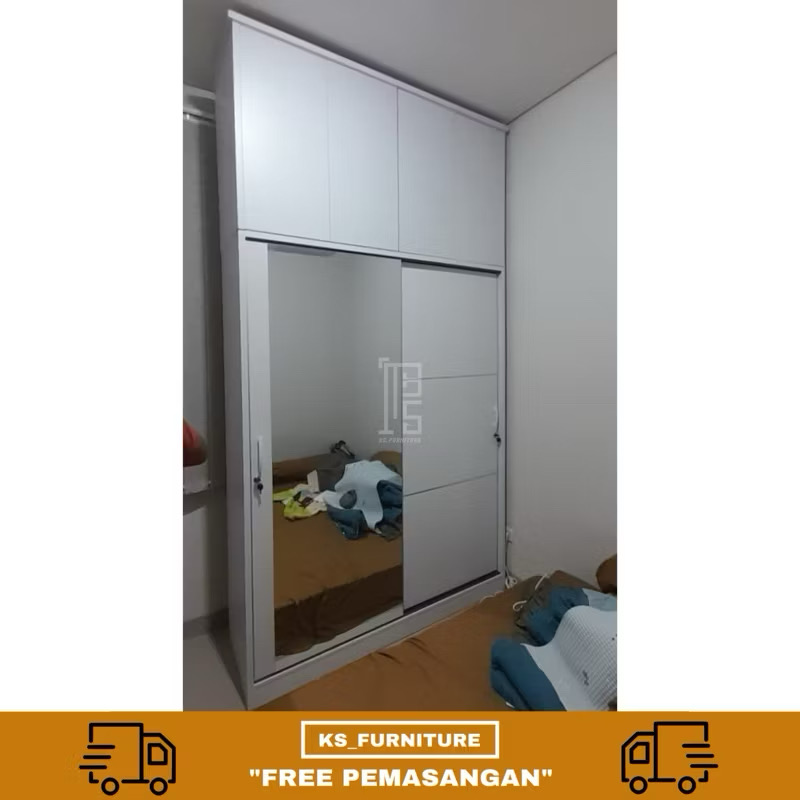 lemari sliding door super minimalist (free pemasangan) lemari sliding door super minimalist (free pemasangan)